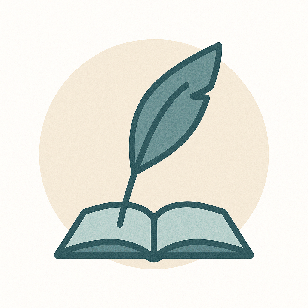 Plume sur livre - Poésie